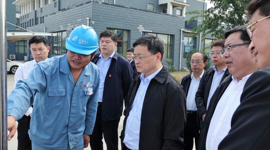 市委副書記、市長(zhǎng)于海田來公司調(diào)研重大項(xiàng)目建設(shè)情況